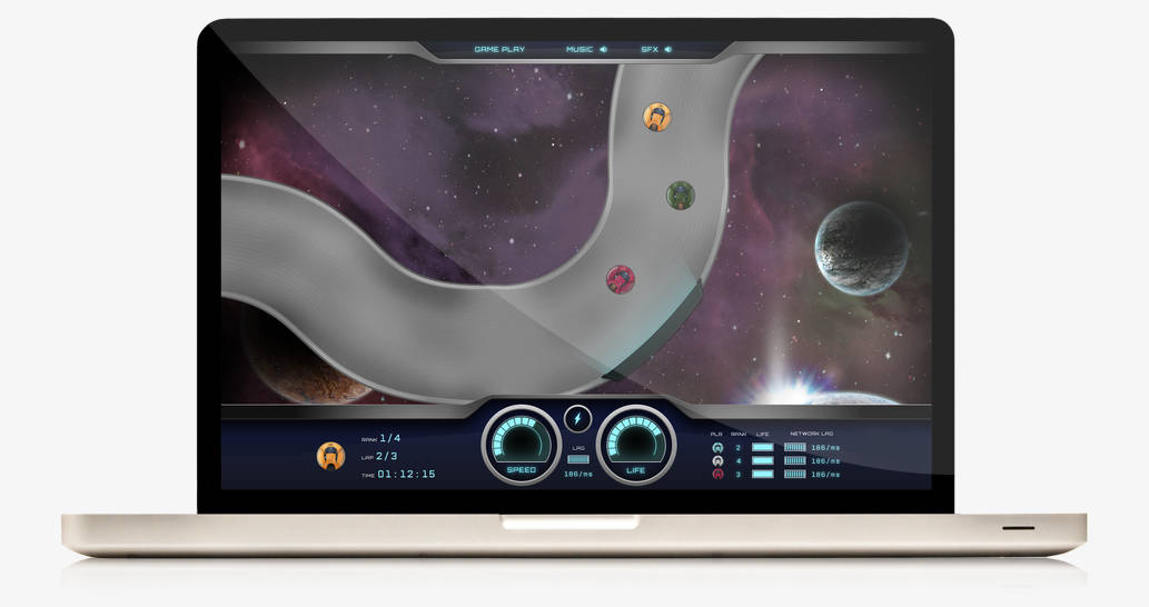 SmartFox Adobe Air SpaceRace